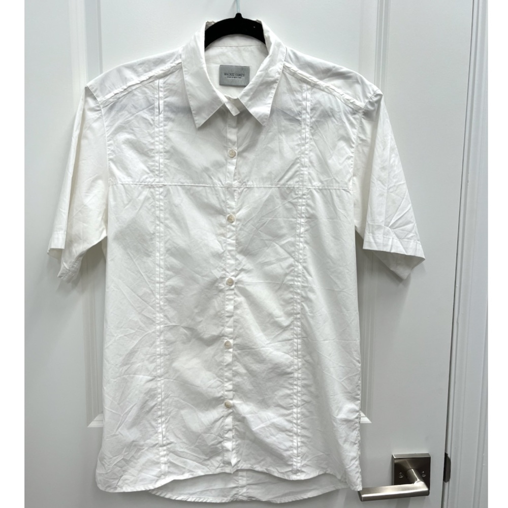 RACHEL COMEY-Cotton Poplin Button Up (Size Small)